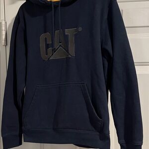 CAT Navy Blue Hoodie Small Men’s